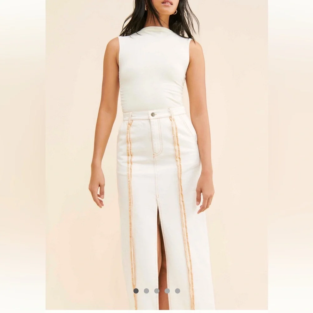 Anthropologie Midi Skirt- - Picture 4 of 6